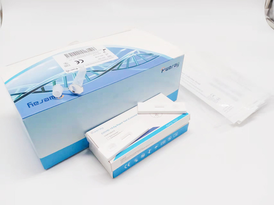 99,1% kit rapide d'essai de salive d'antigène de kits d'essai de syndrôme respiratoire aigu grave de la spécificité 15min
