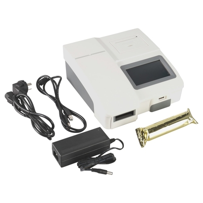 Analyseur quantitatif d'immunoessai d'or colloïdal complètement automatique écran tactile de 4,3 pouces