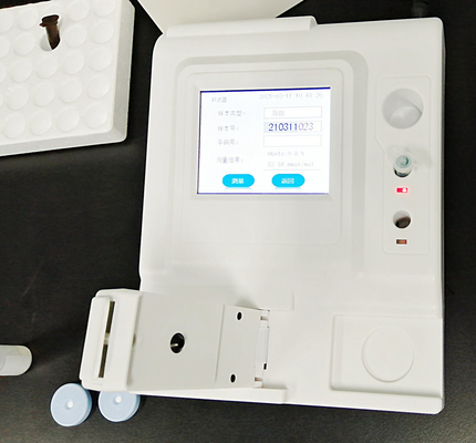 La prise de sang a entièrement automatisé l'analyseur Glycohemoglobin de Hba1c