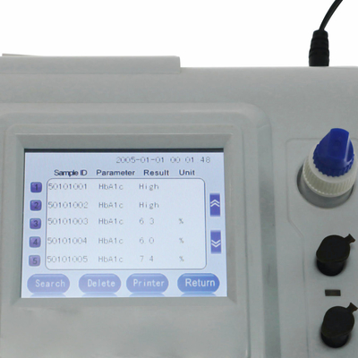 La prise de sang a entièrement automatisé l'analyseur Glycohemoglobin de Hba1c