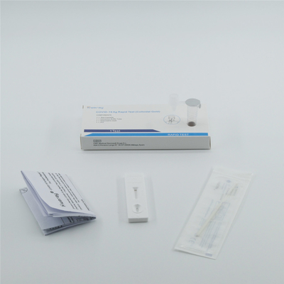 ODM d'OEM d'OEM d'essai d'antigène d'écouvillon de kit d'essai rapide d'anticorps de diagnostic in vitro d'or colloïdal