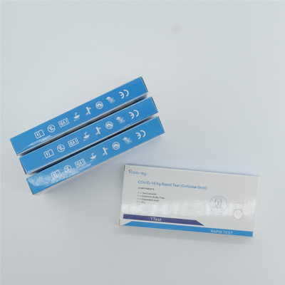 Les sécrétions nasales Pharyngeal de kits rapides d'essai de l'antigène SARS-CoV-2 examinent