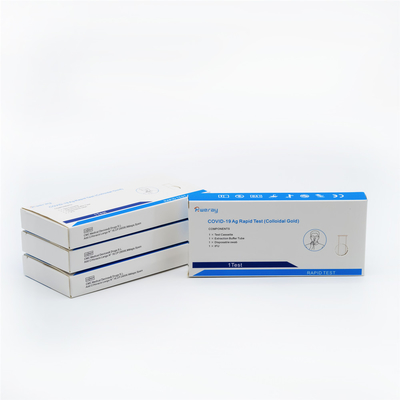 Kits rapides d'essai d'antigène jetable diagnostique, approbation colloïdale de GV de Kit With d'essai d'or