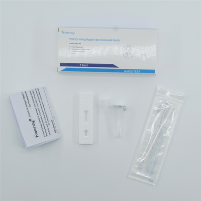 Certification d'autotest de la CE de l'or colloïdal nasal médical TRFIA d'écouvillon