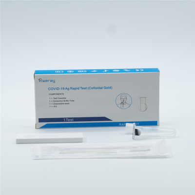 Écouvillon nasal approuvé par le FDA Covid 19 kits rapides d'essai d'antigène de kits d'essai à la maison