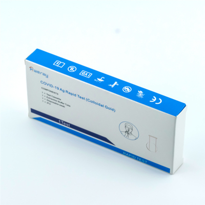 Kit rapide d'essai d'AG de NCoV Covid 19 de kits non envahissants d'essai de POWERAY