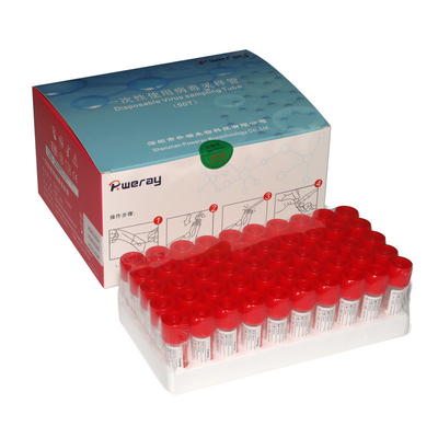 écouvillon jetable médical de 5ml VTM Kit Sample Storage Tube With